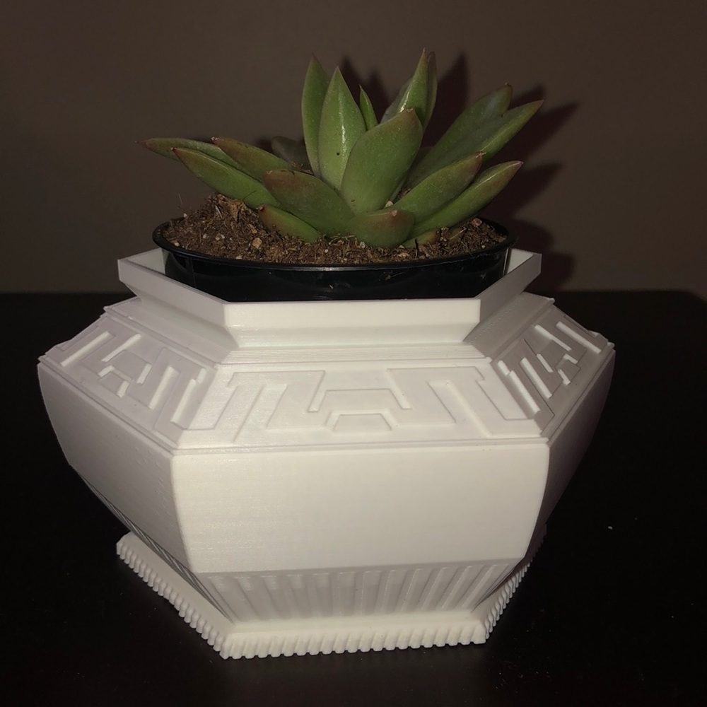 Homemade flower pot
